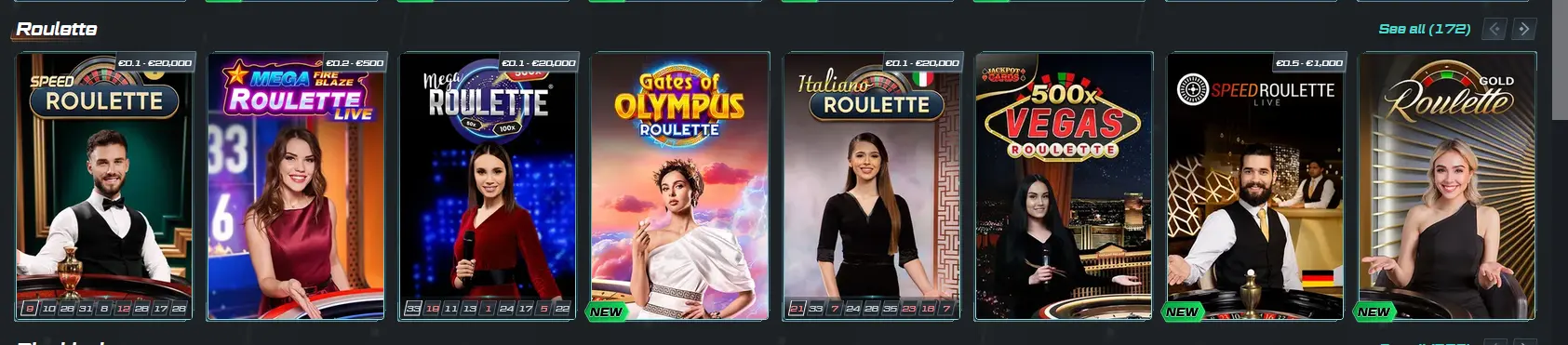 Spinational live roulette wheel with betting table and real-time multiplier display